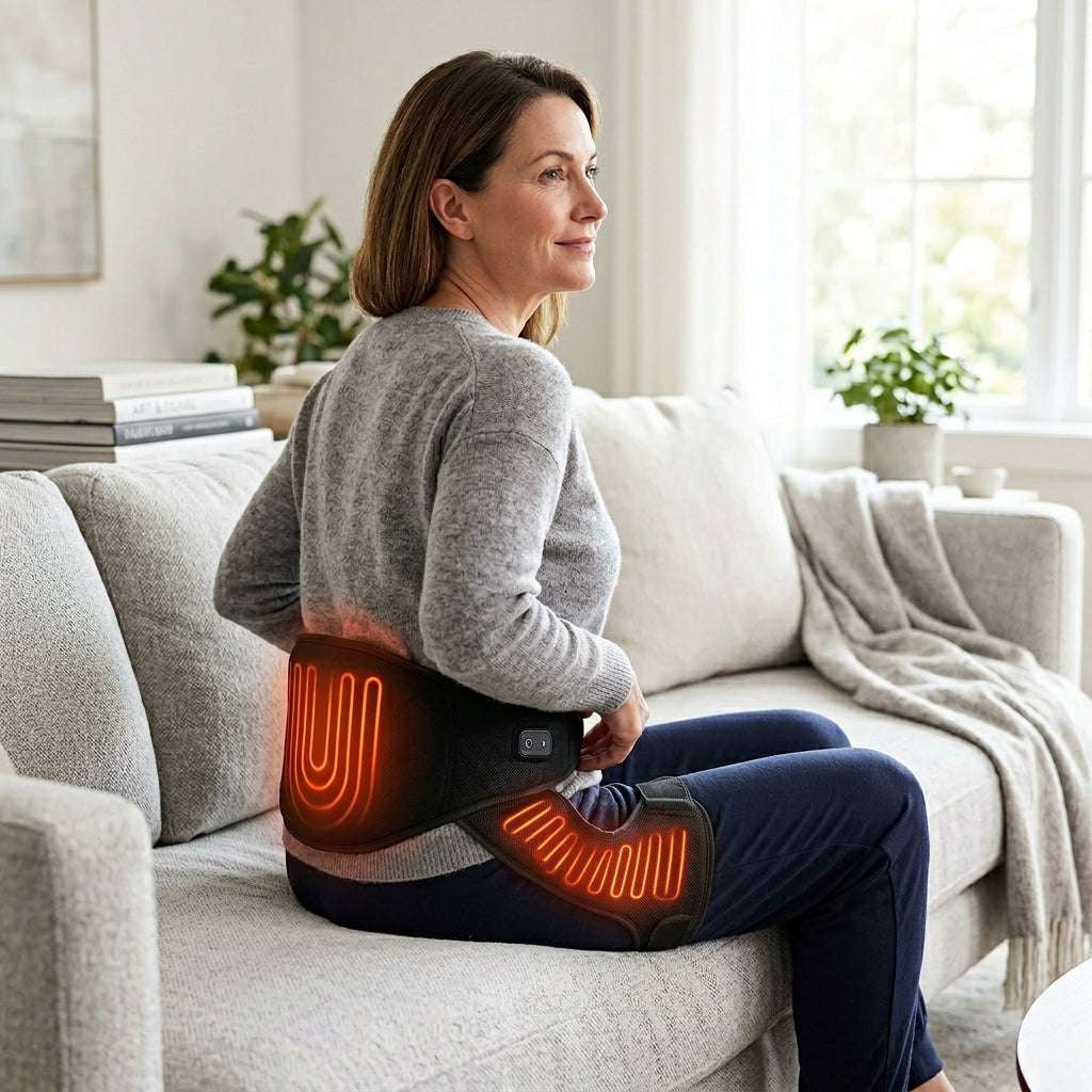 Infrared Hip Comfort Wrap providing targeted soothing heat and flexible, comfortable fit for hip pain relief at home