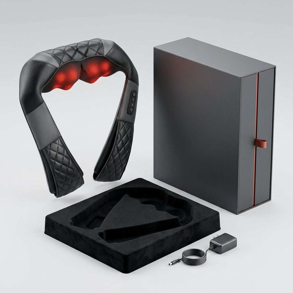 Heat Therapy Back Massager heated vibration cushion for full-back comfort and relaxation